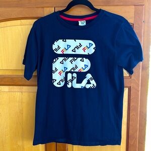 Fila Boys youth t-shirt. Short sleeve.